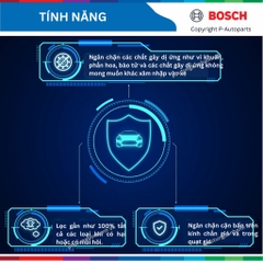 Lọc gió điều hòa BOSCH Aeristo 0986AF5541, KIA Morning Picanto đời xe 2004 đến 2017, lọc gió Morning