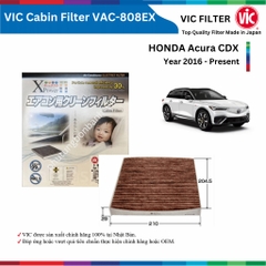 Lọc gió điều hòa VIC Cabin Filter EX, HONDA ACURA CDX đời xe 2016 đến nay, lọc bụi mịn PM2.5