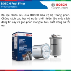 Bộ lọc nhiên liệu BOSCH Fuel Filter, MAZDA BT-50 đời xe 2005 đến 2014