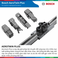 Bộ gạt mưa BOSCH AeroTwin Plus 24" & 17", MG HS 2.0 đời xe 2018 đến nay