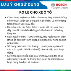 Rơ le BOSCH 0986AH0321 24V 4 chân không bát, relay BOSCH