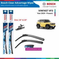 Bộ gạt mưa BOSCH AeroTwin 19" & 19", VINFAST VF3 đời xe 2024 đến nay