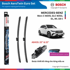 [Sỉ lẻ] Gạt mưa BOSCH AeroTwin Euro Set cho MERCEDES Benz