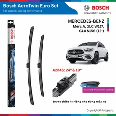 [Sỉ lẻ] Gạt mưa BOSCH AeroTwin Euro Set cho MERCEDES Benz