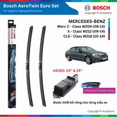 [Sỉ lẻ] Gạt mưa BOSCH AeroTwin Euro Set cho MERCEDES Benz