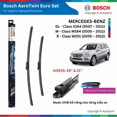 [Sỉ lẻ] Gạt mưa BOSCH AeroTwin Euro Set cho MERCEDES Benz