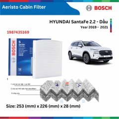 Lọc gió điều hòa xe HYUNDAI SantaFe đời 2012 đến 2019 BOSCH Aeristo