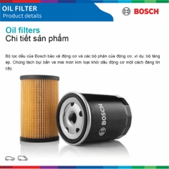 Lọc dầu giấy động cơ xe KIA Sonet đời 2021 đến nay, BOSCH Oil Filter 0986AF0380