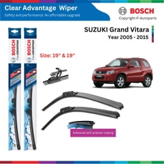 Bộ gạt mưa BOSCH AeroTwin 19" & 19" xe SUZUKI Grand Vitara đời 2005 đến 2015