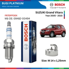 Bugi BOSCH Double Iridium xe SUZUKI Grand Vitara đời 2005 đến 2015