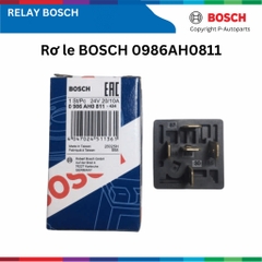 Rơ le BOSCH 0986AH0811 24V 5 chân không bát, relay BOSCH