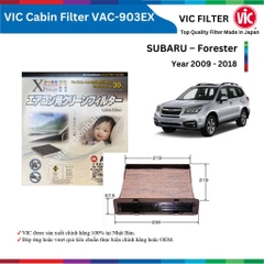 Lọc gió điều hòa than hoat tính VIC EX xe SUBARU Forester đời 2009 đến nay, lọc bụi mịn PM2.5