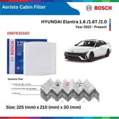 Lọc gió điều hòa BOSCH Aeristo xe HYUNDAI Elantra đời 2011 đến nay
