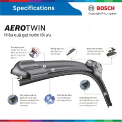 Gạt mưa BOSCH xe Vinfast VF3 VF5 VF6 VF7 VF8 VF9 e34 đời 2021 đến nay
