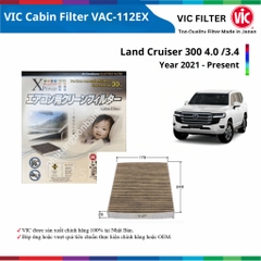 Lọc gió điều hòa than hoat tính VIC EX TOYOTA Land Cruiser 300 đời 2021 đến nay