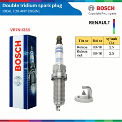Bugi Double Platinum BOSCH VR7NII33X phù hợp dòng xe TOYOTA MAZDA RENAULT