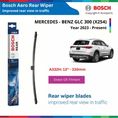 Gạt mưa sau BOSCH Rear xe MERCEDES Benz GLC 300 đời 2016 đến nay