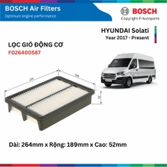 Lọc gió động cơ BOSCH Air Filter xe HYUNDAI Solati H350 đời 2017 đến nay OE 28130-59000