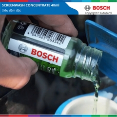 Nước Rửa Kính Ô Tô Đậm Đặc Bosch 40ml – Pha Được 4 Lít Sạch Bóng Bảo Vệ Gạt Mưa