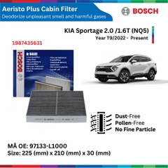 Lọc gió điều hòa Bosch Aeristo Plus xe KIA Sportage (2022-nay) - Than hoạt tính
