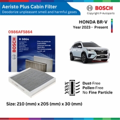 Lọc gió điều hòa BOSCH Aeristo Premiu xe HONDA BRV đời 2023 đến nay