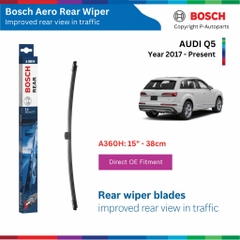Gạt mưa sau BOSCH Rear xe AUDI Q5 đời 2008 đến nay