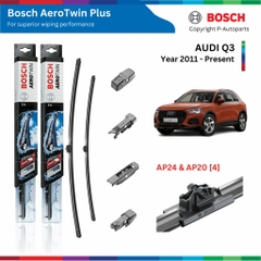Bộ gạt mưa BOSCH Aerotwin 24" & 20" xe AUDI Q3 đời 2011 đến nay