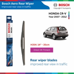 Gạt mưa sau BOSCH Rear H306 12", HONDA CR-V CRV đời xe 2018 đến 2022