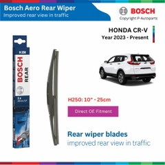 Gạt mưa sau BOSCH Rear H306 12", HONDA CR-V CRV đời xe 2018 đến 2022