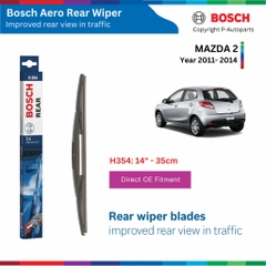 Bộ gạt mưa BOSCH AeroTwin 22" & 16" xe MAZDA 2 đời xe từ 2015 đến nay