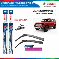 Bộ gạt mưa BOSCH AeroTwin 16" & 16" xe BEIJING BJ40 Plus đời 2020 đến nay