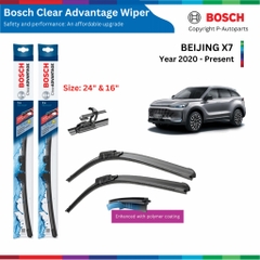 Bộ gạt mưa BOSCH AeroTwin 24" & 16" xe BEIJING X7 đời 2020 đến nay