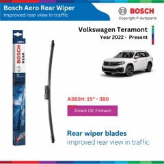 Gạt mưa sau BOSCH Aero Rear A383H 15" xe VOLKSWAGEN Teramont đời 2022 đến nay