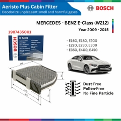 Lọc gió điều hòa BOSCH Aeristo Plus xe MERCEDES Benz E CLASS W212 đời 2009 đến 2015