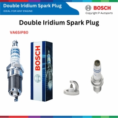 Bugi Double Iridium BOSCH YR7SII33U phù hợp Cerato K3 K5 Morning Sedona Soluto Creta Elantra Tucson