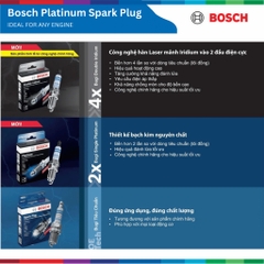 Bugi BOSCH Double Iridium cho MAZDA CX3 đời 2018 đến nay