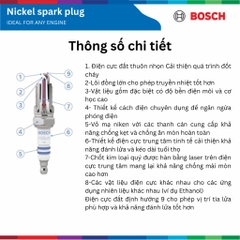 Bugi BOSCH Double Iridium cho HONDA CRV đời 2008 đến 2017
