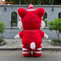 Mascot Hơi Lân Màu Đỏ