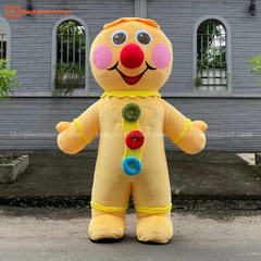 Mascot Hơi Bánh Quy Gừng Mẫu 2