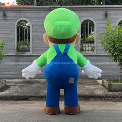 Mascot Hơi Mario Mũ Xanh