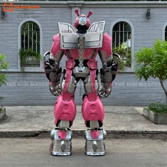 Robot Bumblebee Màu Hồng