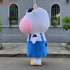 Mascot Hơi Bò Sữa Mẫu 2