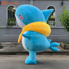 Mascot Hơi Cá Mập Mẫu 1