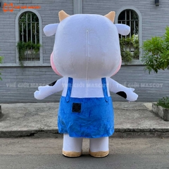 Mascot Hơi Bò Sữa Mẫu 2