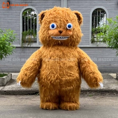 Mascot Hơi Gấu Lòi Mắt
