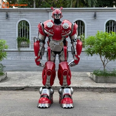 Robot Bumblebee Màu Đỏ