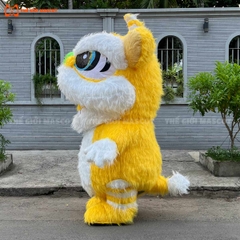 Mascot Hơi Lân Màu Vàng