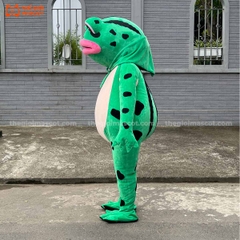 Mascot Ếch Môi Hồng