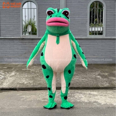 Mascot Ếch Môi Hồng