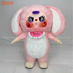 Mascot Hơi Baby Three Tai Cụp